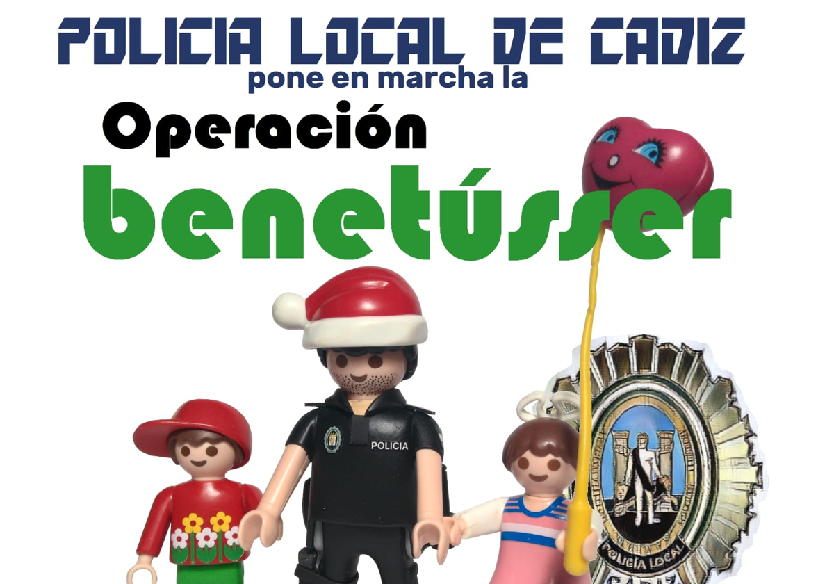 Policías locales de la provincia de Cádiz trabajarán para que ningún niño de Benetússer se quede sin juguete