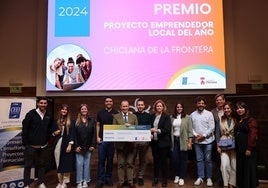 El proyecto 'Unoveles' de Ezequiel Aguilar logra el Premio Emprendedor Local del año en Chiclana