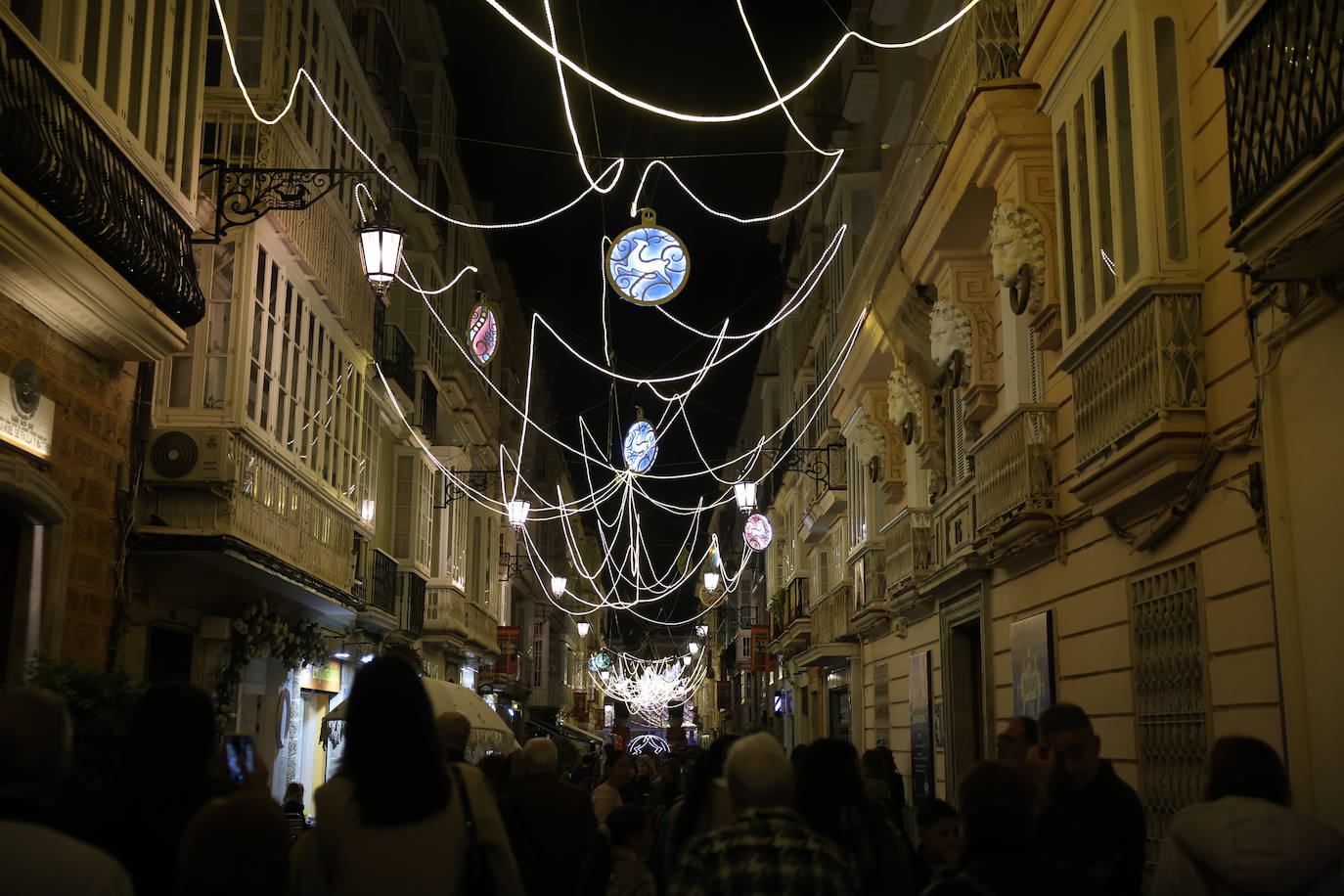 Fotos: Así ha sido la inauguración de Navidad 2024 en Cádiz