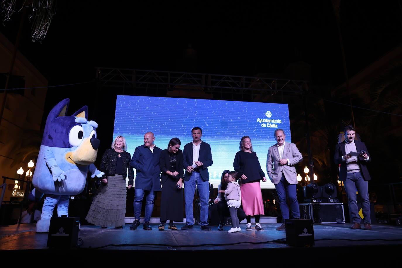 Fotos: Así ha sido la inauguración de Navidad 2024 en Cádiz