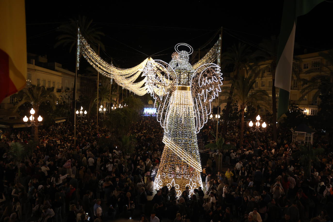 Fotos: Así ha sido la inauguración de Navidad 2024 en Cádiz