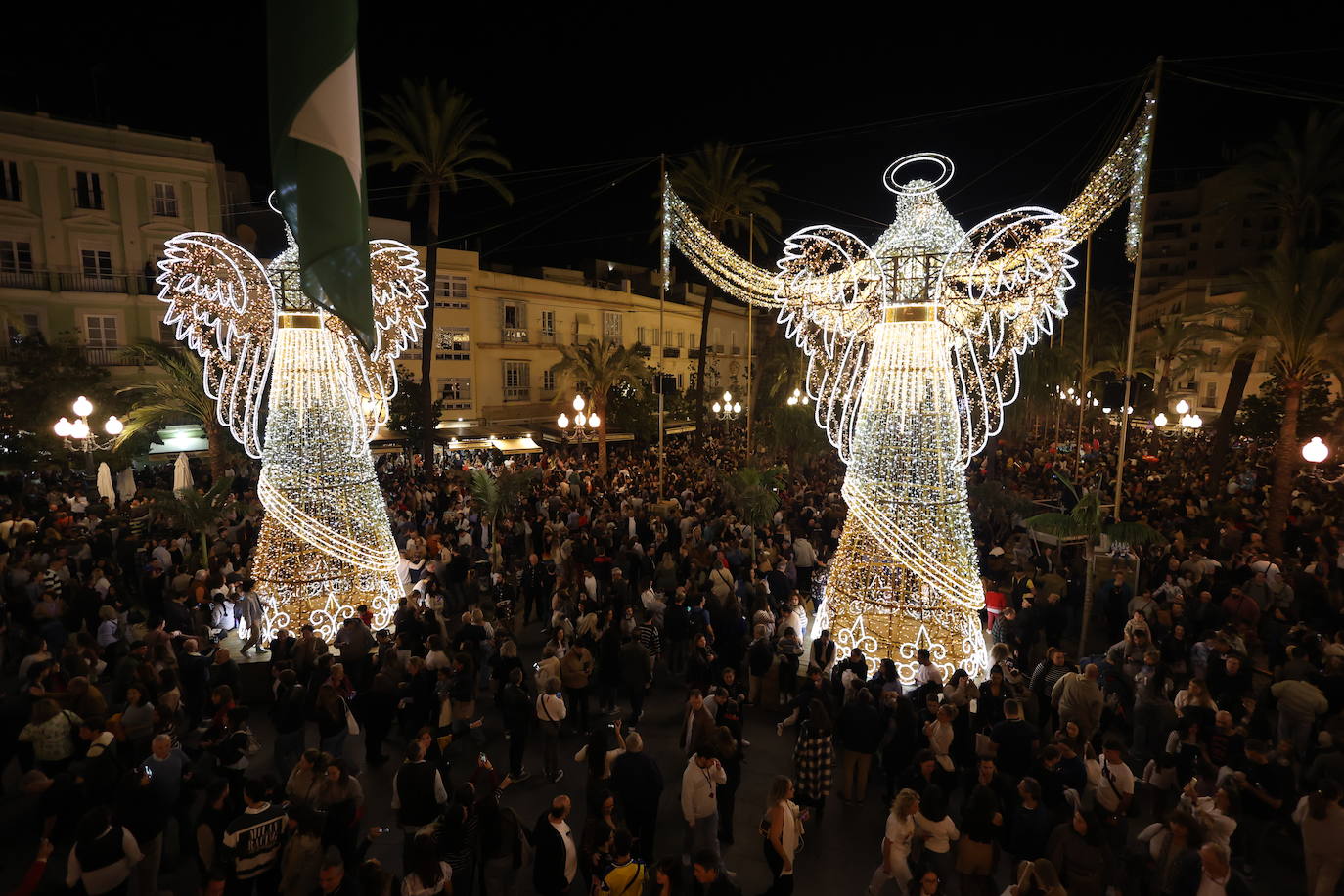 Fotos: Así ha sido la inauguración de Navidad 2024 en Cádiz