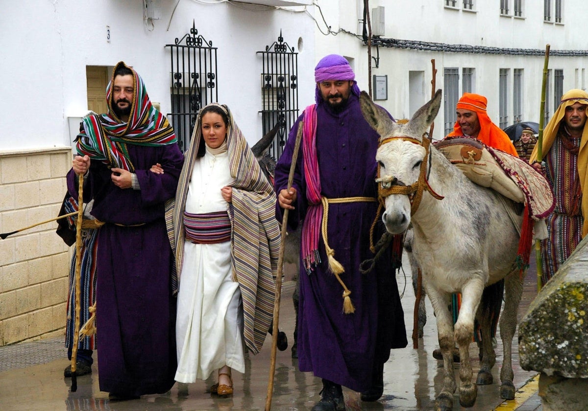 Belén viviente de Medina, en una imagen de archivo.