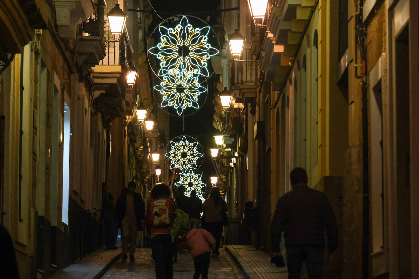 Fotos: Así brilla Cádiz con su alumbrado de Navidad