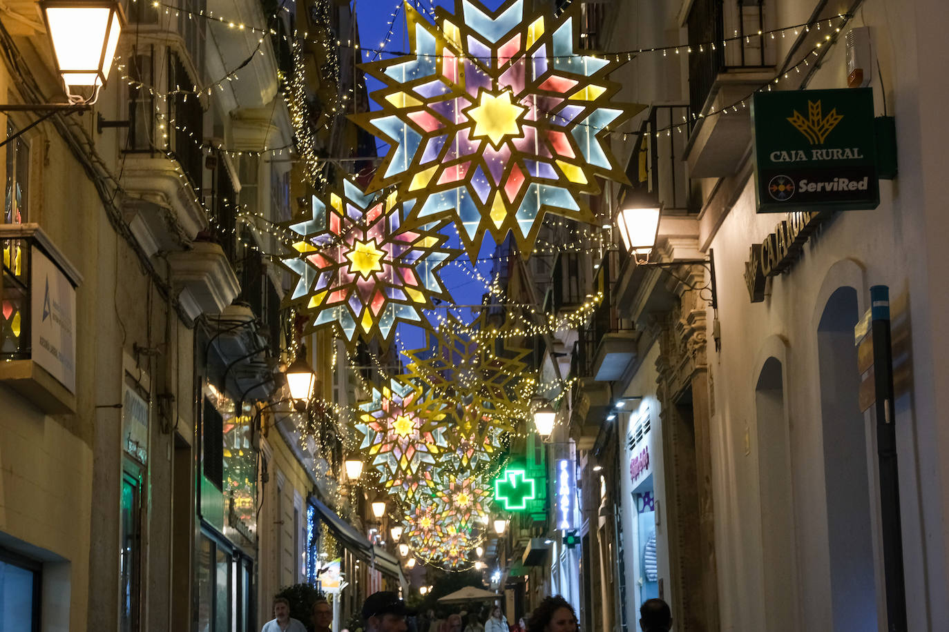 Fotos: Así brilla Cádiz con su alumbrado de Navidad