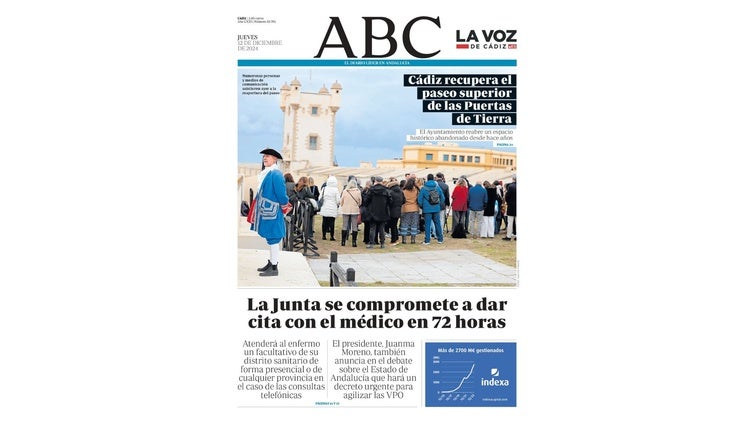 ABC y LA VOZ de Cádiz se unen en una única edición de papel