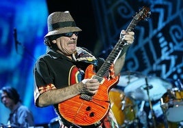 Carlos Santana, uno de los mejores guitarristas de la historia anuncia visita y concierto en Cádiz para el próximo verano