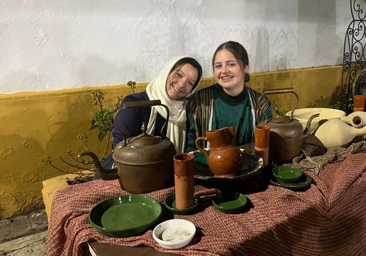 Participantes en el Belén Viviente de El Puerto