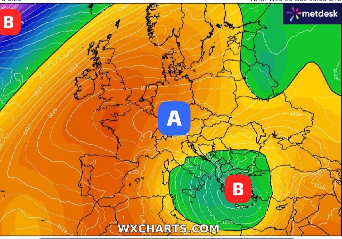 Así se presenta el tiempo en Cádiz para Nochebuena y Navidad