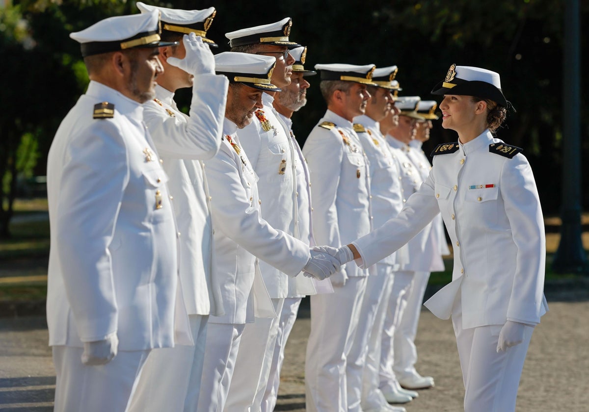 Incorporación de la princesa Leonor a la Escuela Naval de Marín