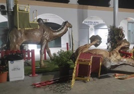 Destrozan la decoración de Navidad en Chipiona