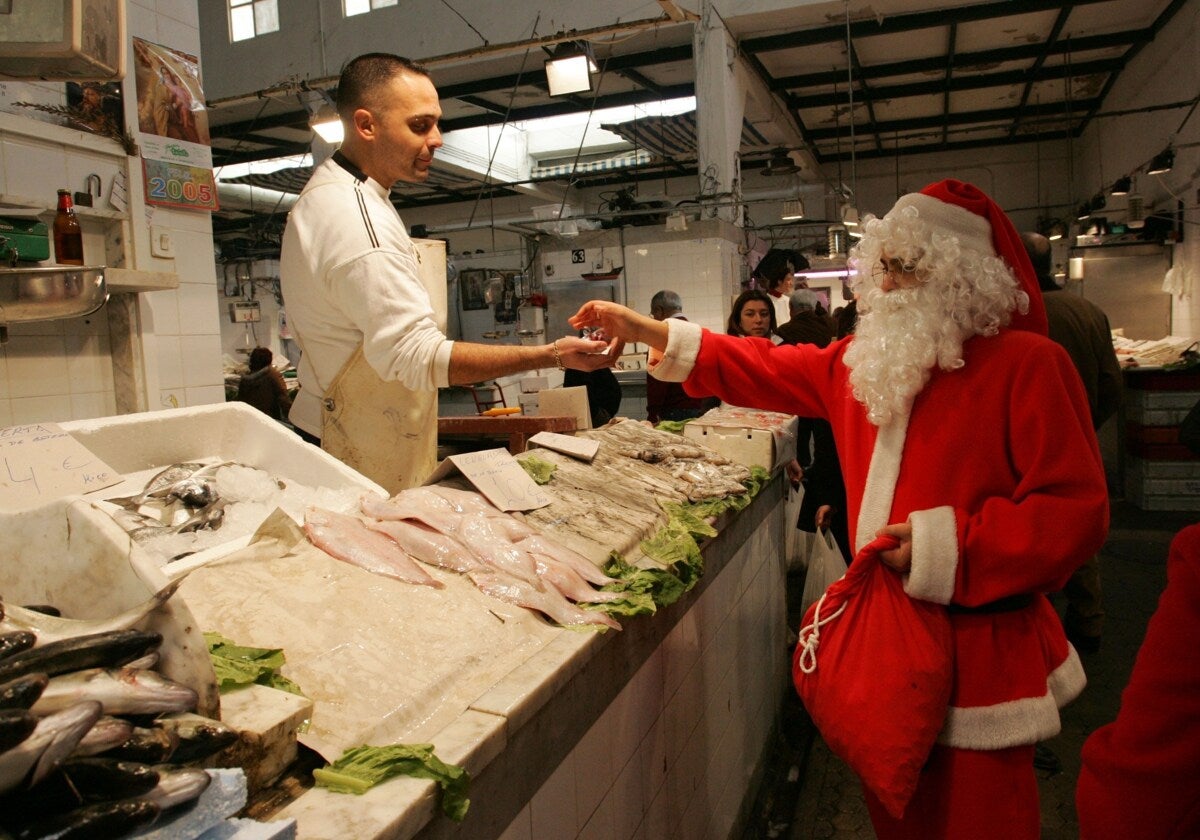 Imagen de las fiestas en el mercado de Cádiz