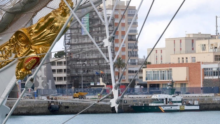 Cádiz y la Bahía se blindan por la salida del Elcano con Leonor a bordo y la visita de los Reyes