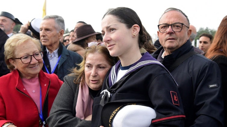 Emoción y expectación máxima: «No es lo mismo estar en Elcano que hacerlo con la futura Reina»