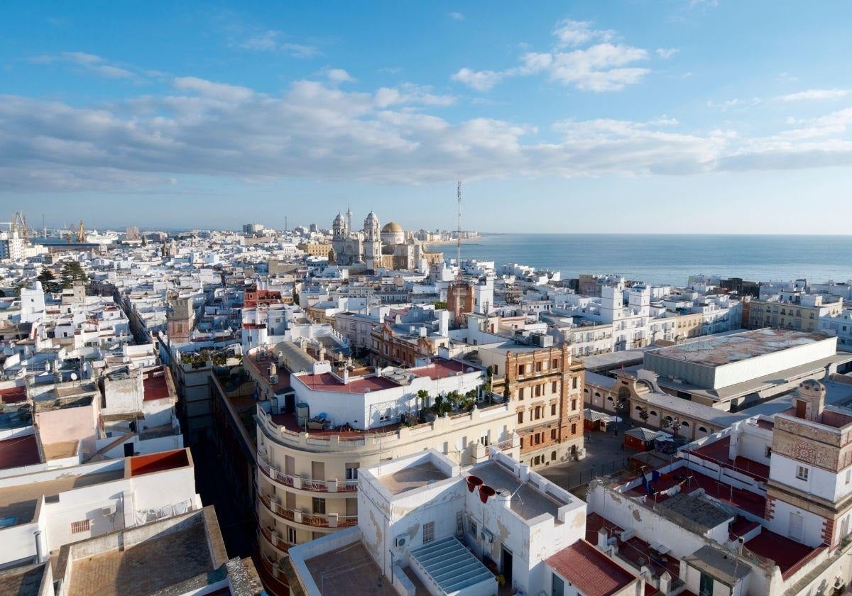 Imagen panorámica de Cádiz