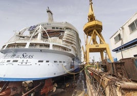 Royal Caribbean confirma que el 'Allure' llegará a Cádiz para una profunda reforma el 24 de febrero