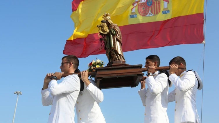 Esta es la Virgen de Cádiz que acompaña a la princesa Leonor durante su travesía en el Juan Sebastián de Elcano