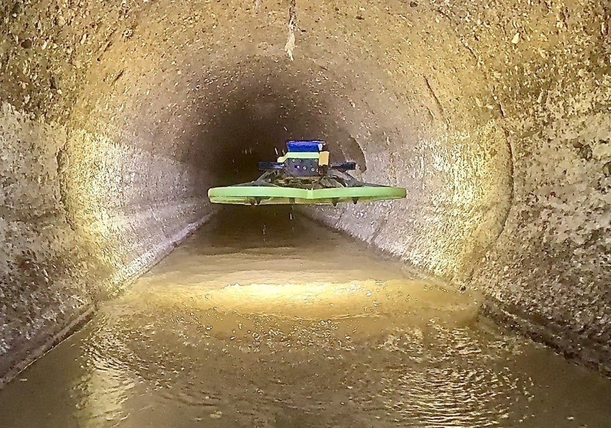 Dron autónomo de Aguas de Cádiz.