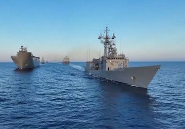 Unidades de la Armada se suman desde Rota en el primer despliegue del grupo Dédalo de la OTAN en el Mediterráneo