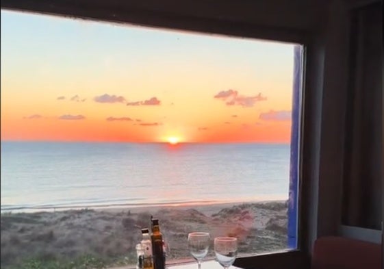 Vistas desde el restaurante.