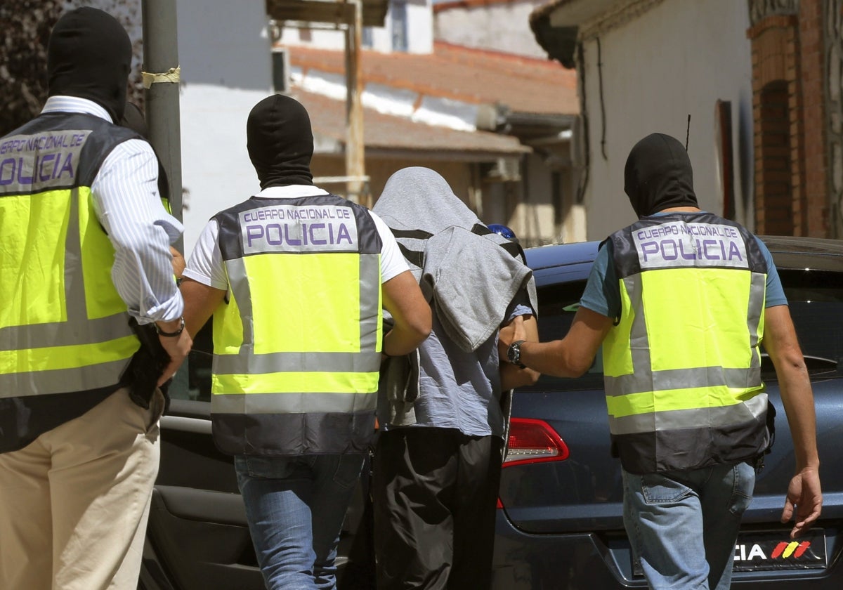 Imagen de archivo de una operación policial.