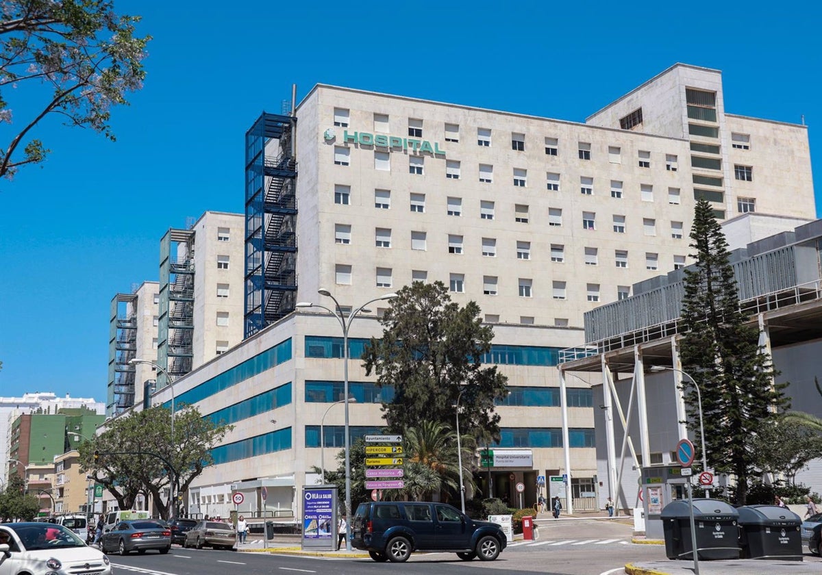 Hospital Puerta del Mar de Cádiz.