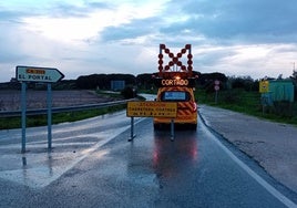 Estas son las seis carreteras de la red provincial de Cádiz que siguen cortadas por la crecida de los arroyos