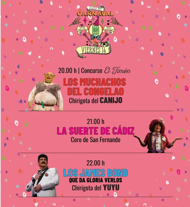 El Carnaval sigue en San Fernando con las actuaciones de las mejores agrupaciones del año