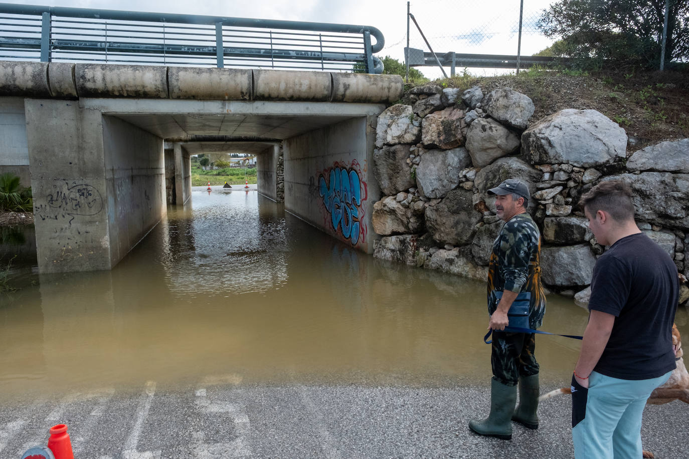 Los estragos de la borrasca Konrad, en imágenes