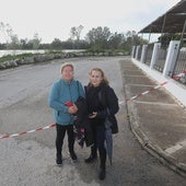 Paqui y Pepi, dos vecinas de La Corta, en Jerez