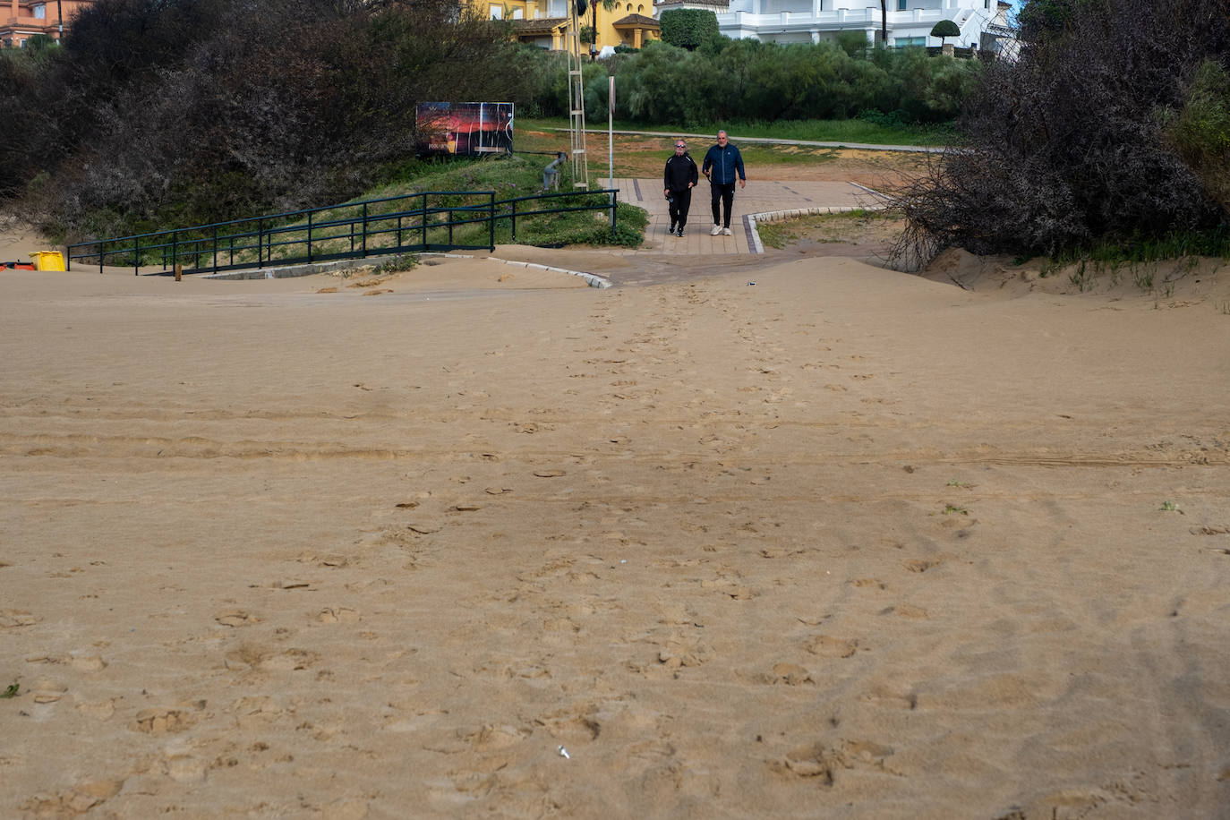 Fotos: Así están las playas gaditanas tras las fuertes lluvias