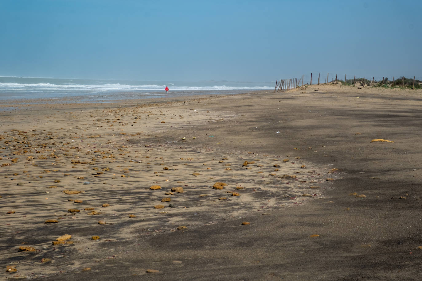 Fotos: Así están las playas gaditanas tras las fuertes lluvias