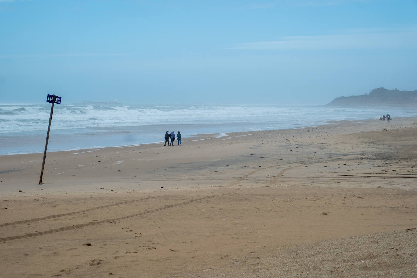 Fotos: Así están las playas gaditanas tras las fuertes lluvias