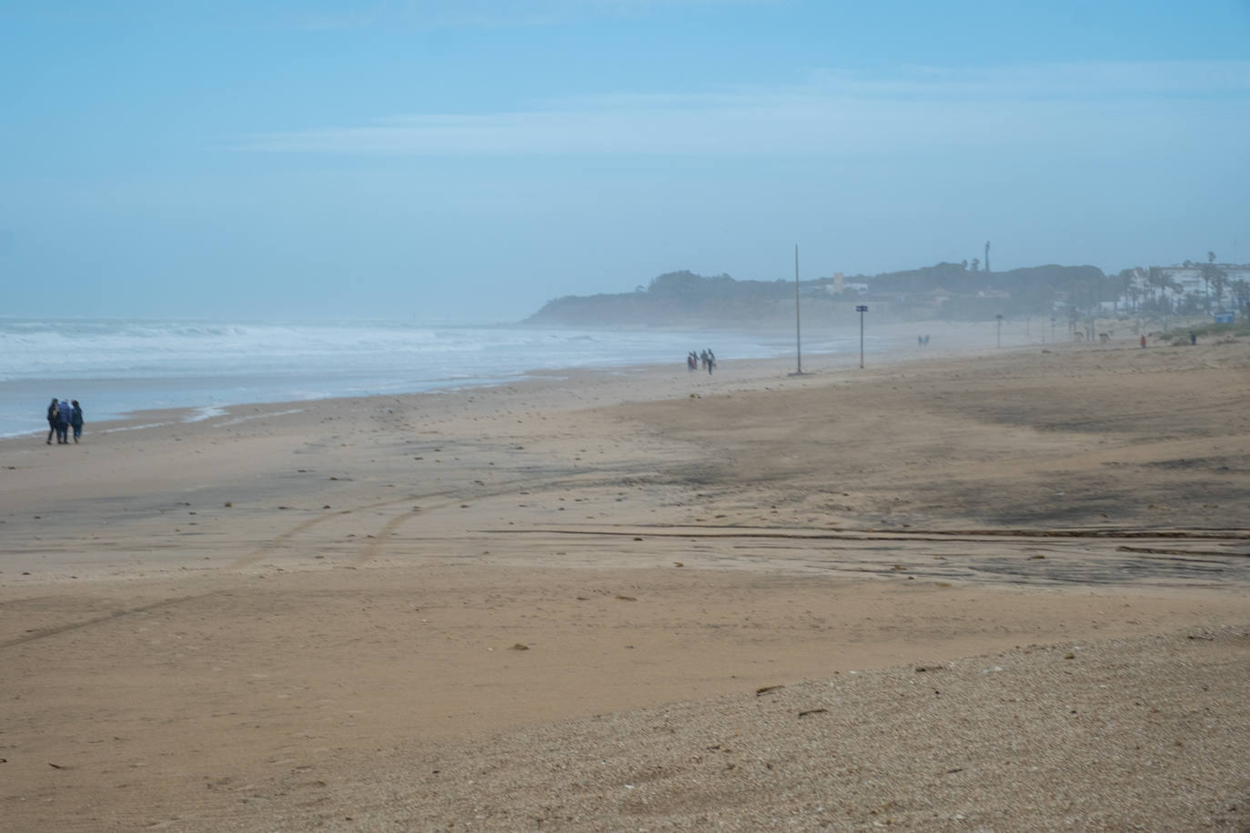 Fotos: Así están las playas gaditanas tras las fuertes lluvias