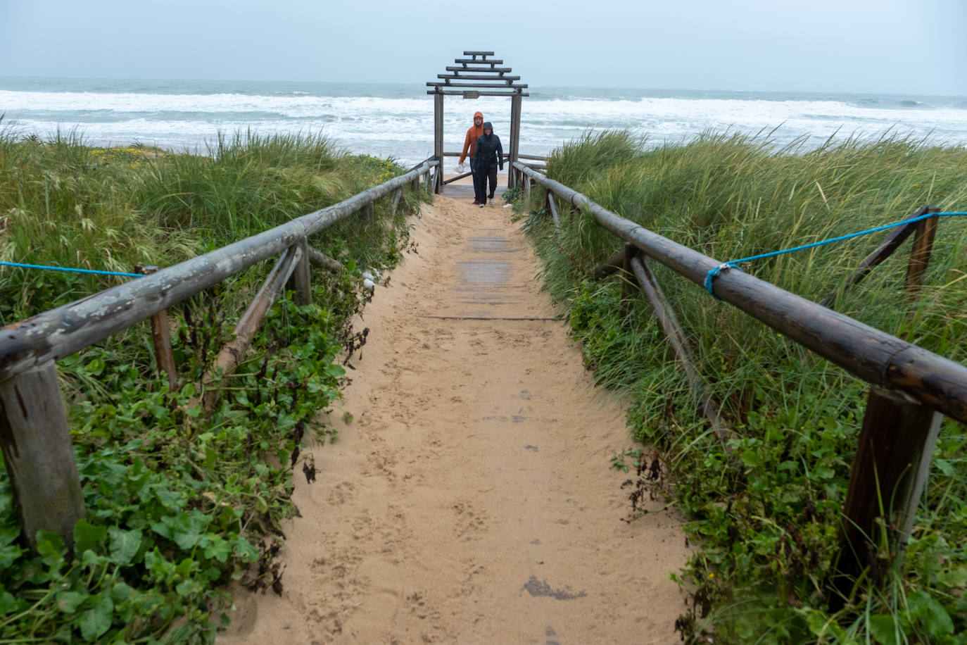 Fotos: Así están las playas gaditanas tras las fuertes lluvias