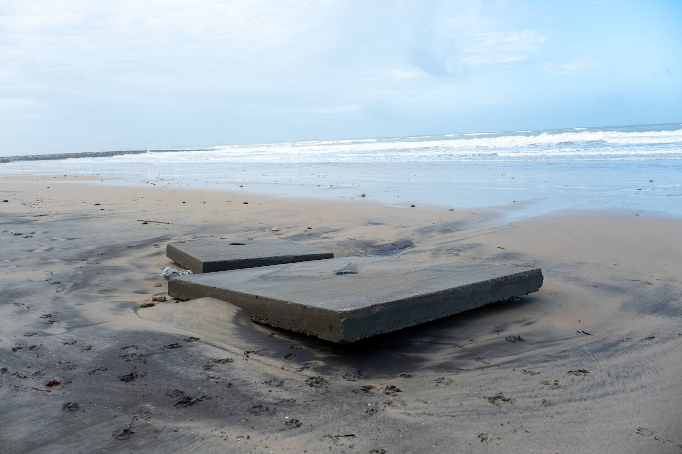 Fotos: Así están las playas gaditanas tras las fuertes lluvias