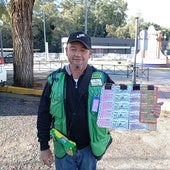 El vendedor de la ONCE Fernando Cadenas