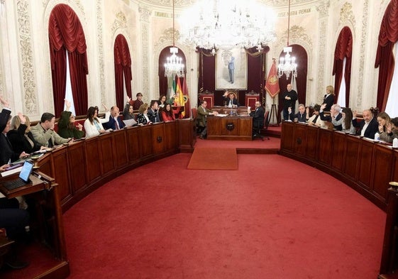 Pleno del Ayuntamiento de Cádiz