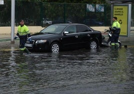 Diluvio en Cádiz: la borrasca 'Nuria' muestra su cara más agresiva