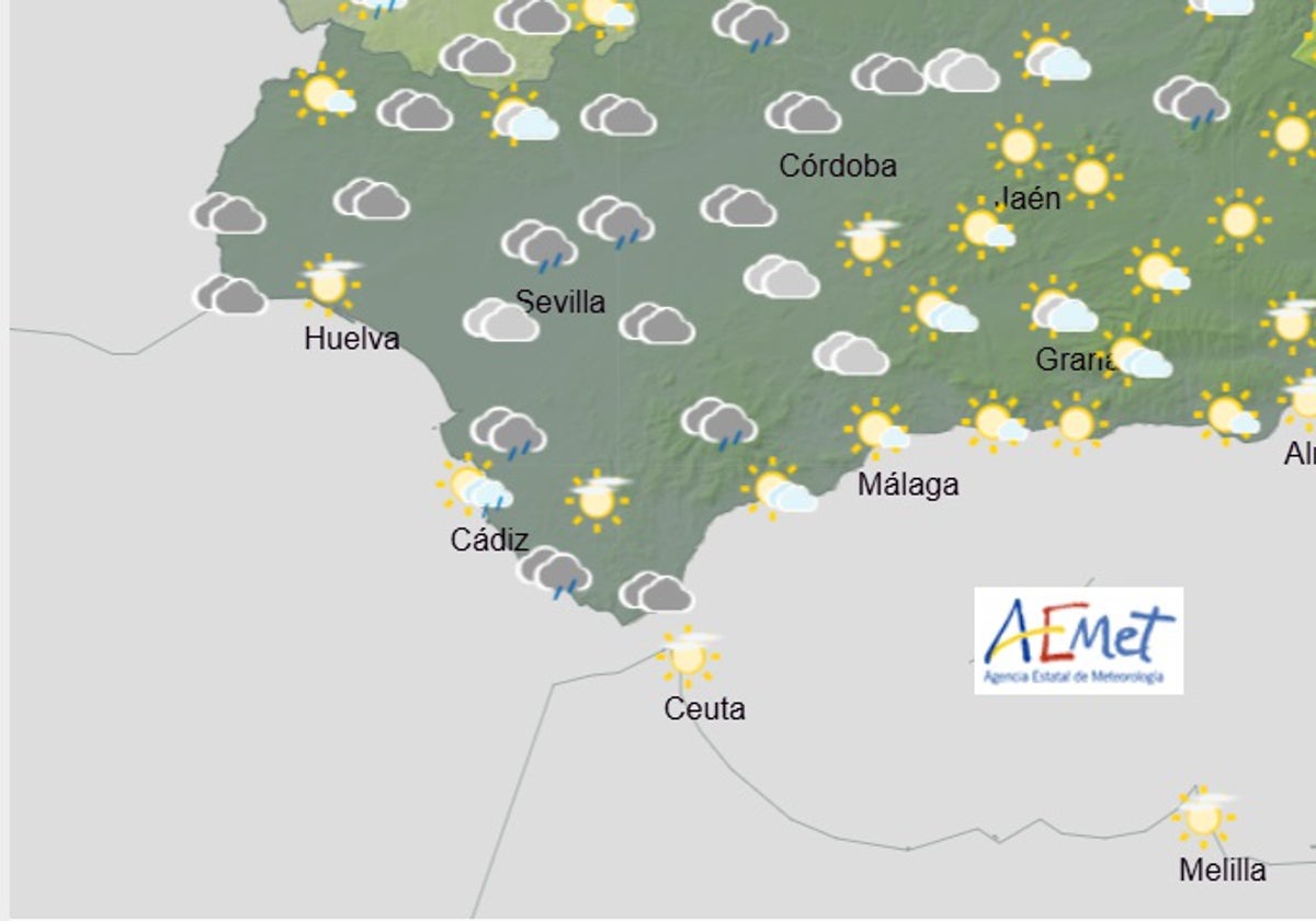 El Jueves Santo en Cádiz se presenta como una jornada con chubascos aislados y muy poco viento
