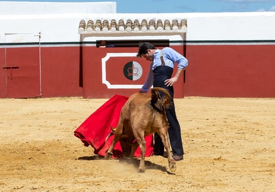 Cayetano Rivera Ordóñez y José Antonio Canales Rivera, antes de su mano a mano en Zahara de los Atunes