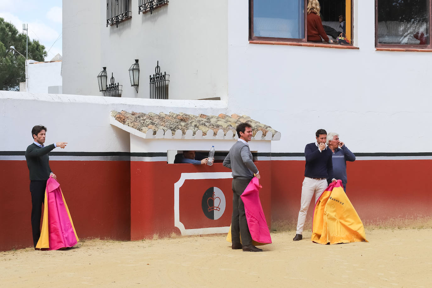 Cayetano Rivera Ordóñez y José Antonio Canales Rivera, antes de su mano a mano en Zahara de los Atunes