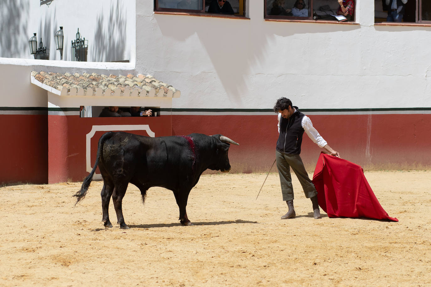 Cayetano Rivera Ordóñez y José Antonio Canales Rivera, antes de su mano a mano en Zahara de los Atunes