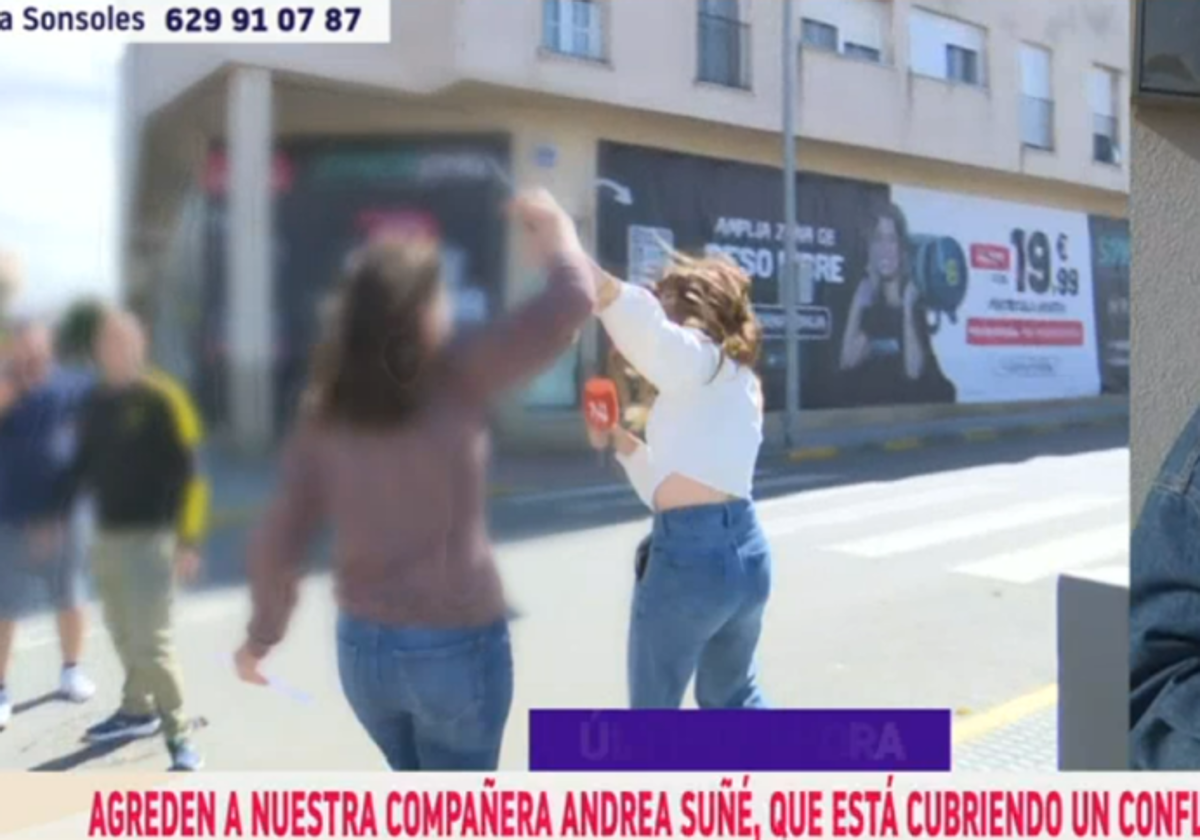 Agreden a un equipo de televisión en San Fernando: «He temido por mi vida»