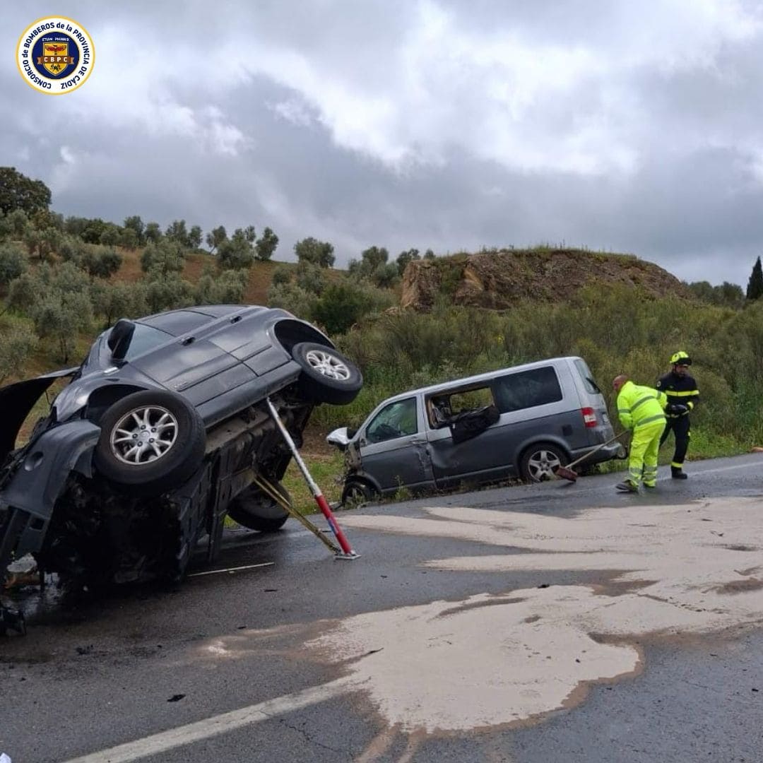 Las imágenes del accidente mortal en Olvera