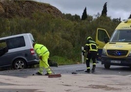 Las carreteras de la Sierra de Cádiz, de nuevo, dejan una Semana Santa teñida de luto