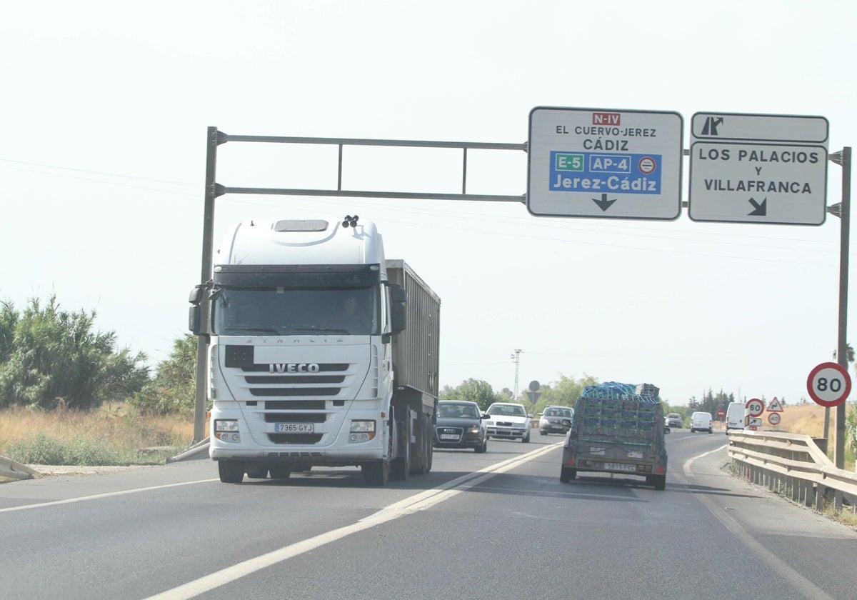 La eterna reclamación del desdoble de la N-IV entre Jerez y El Cuervo