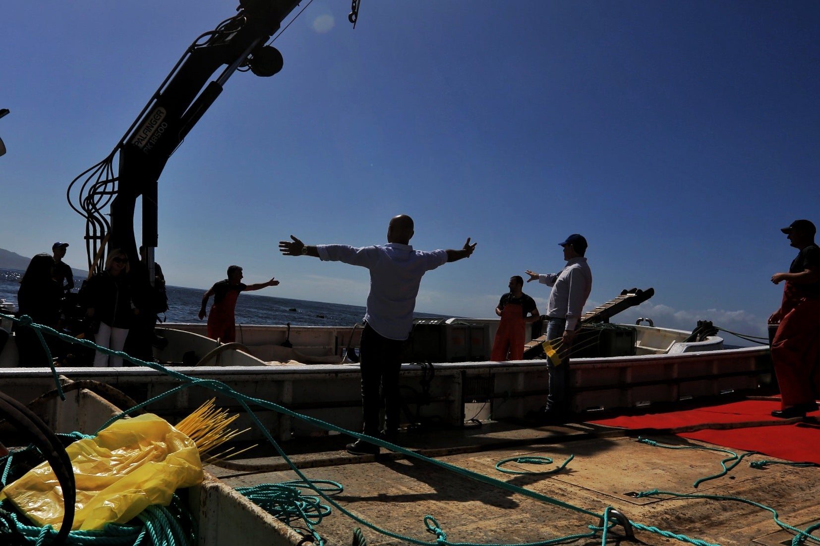 La primera levantá de atunes, en imágenes