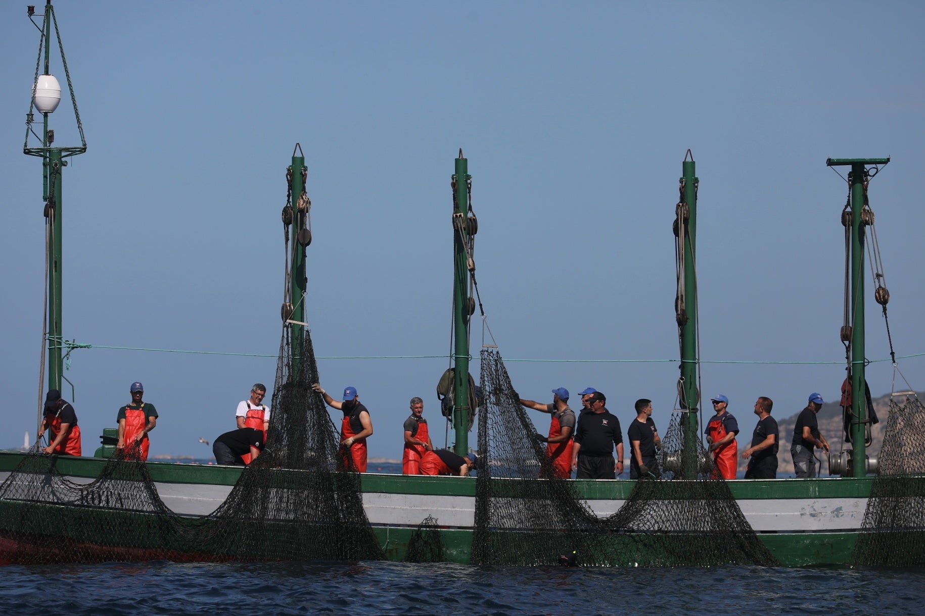 La primera levantá de atunes, en imágenes