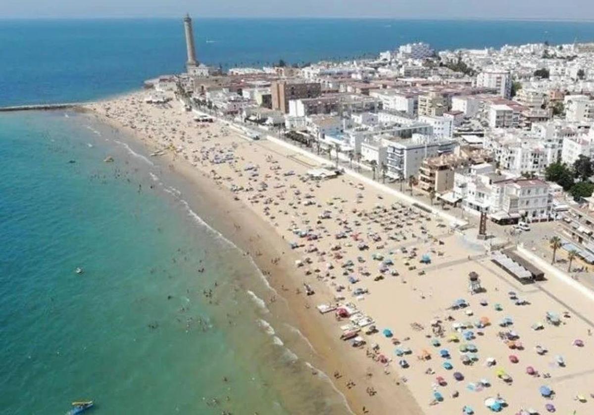 Imagen aérea de Chipiona